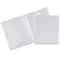 JAM Paper Heavy Duty Plastic 6-Pocket Folder, 2ct.